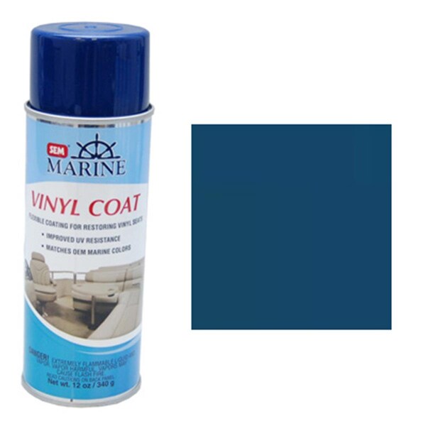 Sem Products 12 oz Vinyl Coat Flexible Aerosol Coating Ultra Blue SE334968 - main